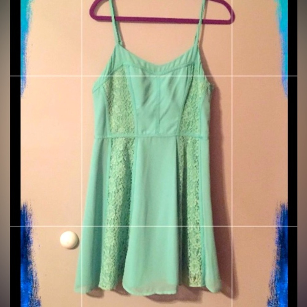 LC mint lace dress